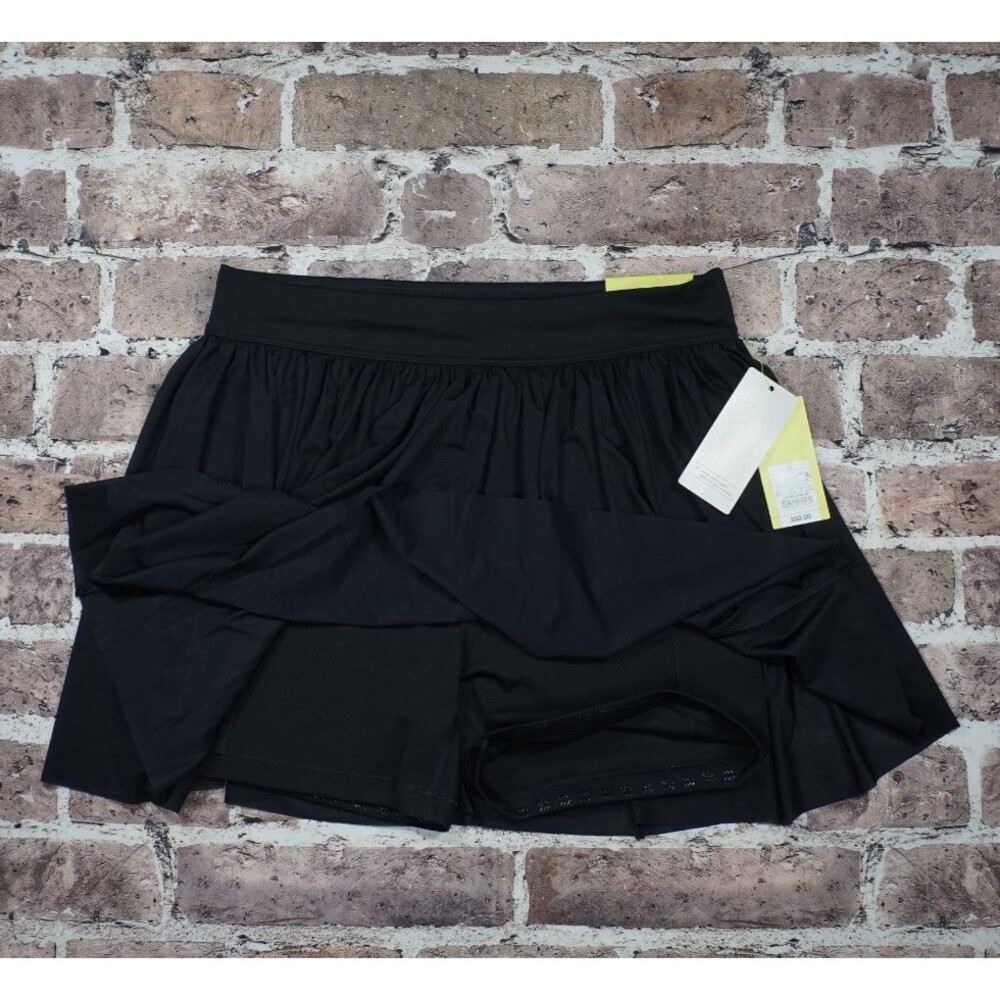NWT All in Motion High Rise Mesh Athletic Skort Womens Sz M Black - Picture 2 of 5